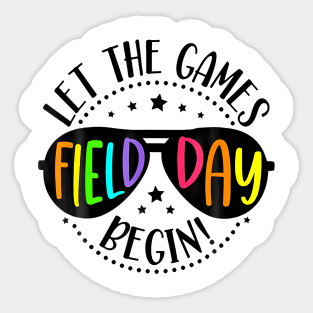 Field Day Let The Games Begin 2024 Kids Boys Girls Teachers Sticker